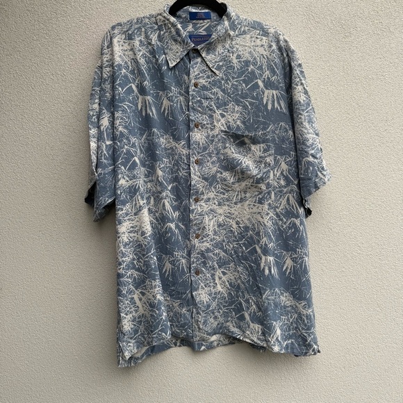Pendleton Silk Short Sleeve Button Up Shirt Size XL - Picture 1 of 7